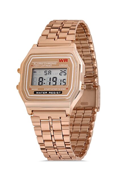Leerybee Rose Gold F-91 Retro Digital Unisex Wristwatch Gift for Friend Valen...