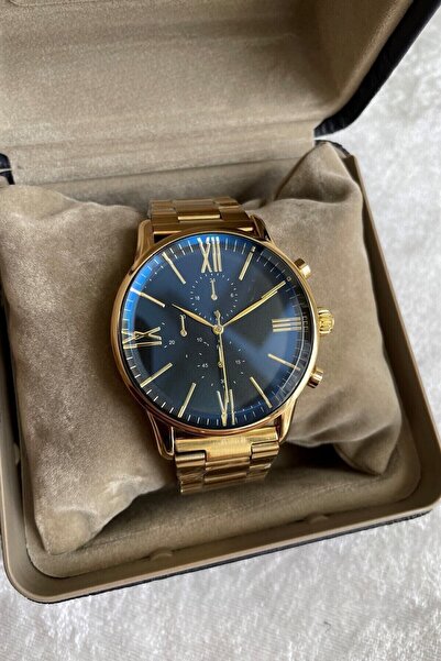 Leerybee Premium Göz Alıcı Unisex Altın Renk Kol Saatleriyle Tarzınızı Konuşt...