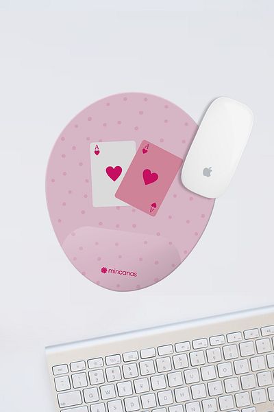 Mincanas Colorful Wrist Supported Oval Mouse Pad Mouse Pad