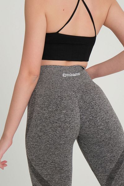 gymhams Jambiere sport cu împingere în sus pentru fese Gymhams gri