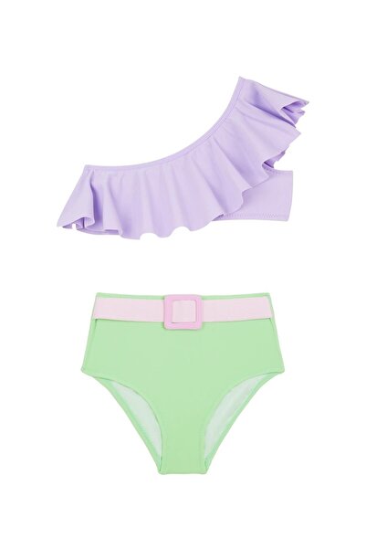 AQUELLA Σετ μπικίνι για κορίτσια Asymmetrical Flounce
