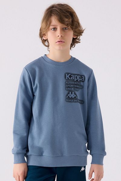Kappa Blue Kids Sweatshirt - 361U7Ww