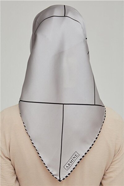 Armine Nostalji Serisi Tivil ipek Eşarp %100 Pure Silk 8655 07