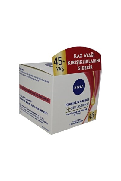 NIVEA Nıvea Face Cream Kırışıklık Karşıtı +sıkılaştırıcı Yaş 45 50 Ml