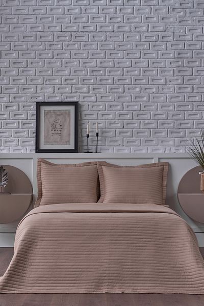 Doqu Home Double Otto Bedspread - Stone