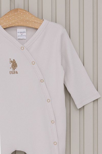 U.S. Polo Assn. Salopeta maro pentru bebelusi