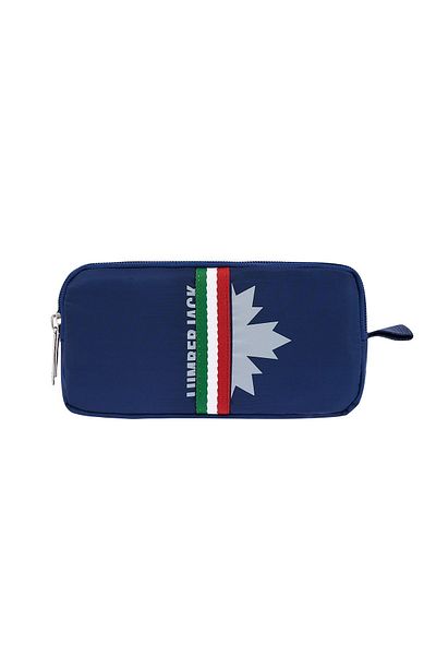 lumberjack Navy Blue Multi-eye Pencil Case - Two Compartments Lmklk24013