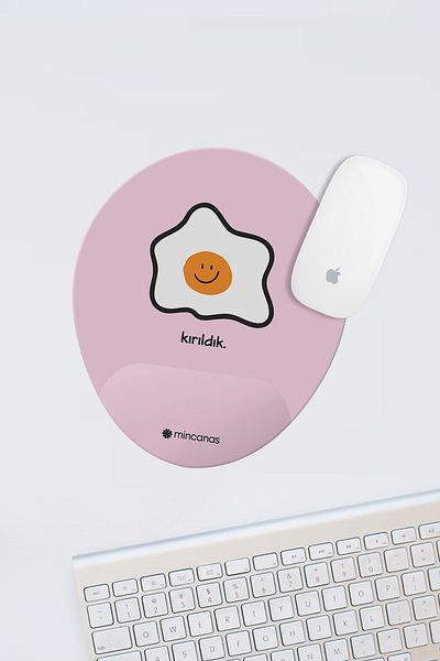 Mincanas Colorful Wrist Supported Oval Mouse Pad Mouse Pad