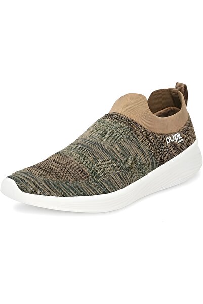 Pupil London Eye Green and Tan Running Shoe Erkek Spor Ayakkabı