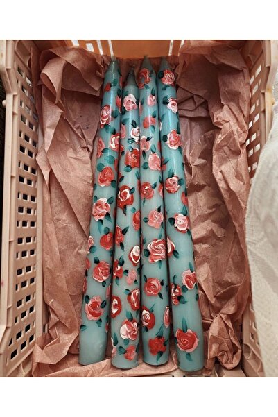 Soi Candle Store Tekli Brıdgerton Mavi Şamdan Mumu