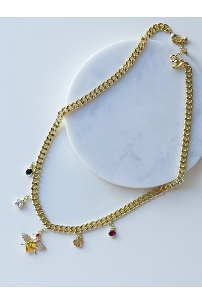 CHARMLUCKY Special Series Bee Charm Necklace
