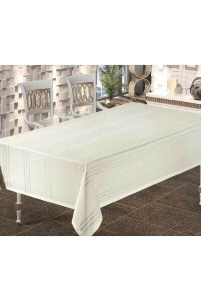 ce cottonevs مفرش طاولة كولبر مقاوم للبقع 160x220 سم