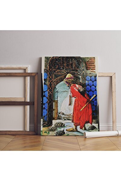 Design Art House Kaplumbağa Terbiyecisi Kanvas Tablo Hd Baskı