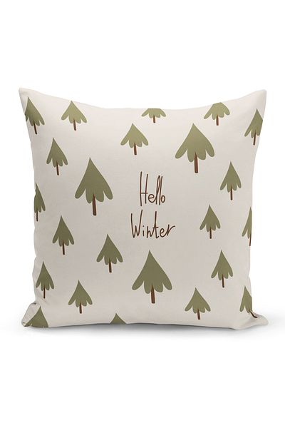 Bertille Home New Year Series Double Sided Digital Printed Throw Pillow Case (Christmas Christmas Cushion Cover)