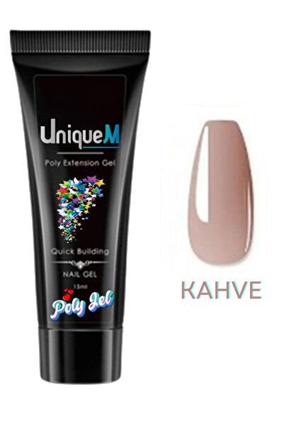 Uniquem Protez Tırnak Polijel Oje Kalıcı Oje 15 ML Poly Gel Nail Art