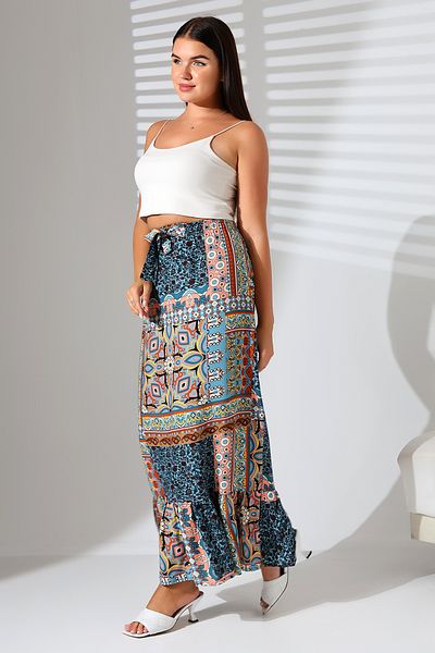ENFİ GİYİM Long Skirt - Ethnic Patterned