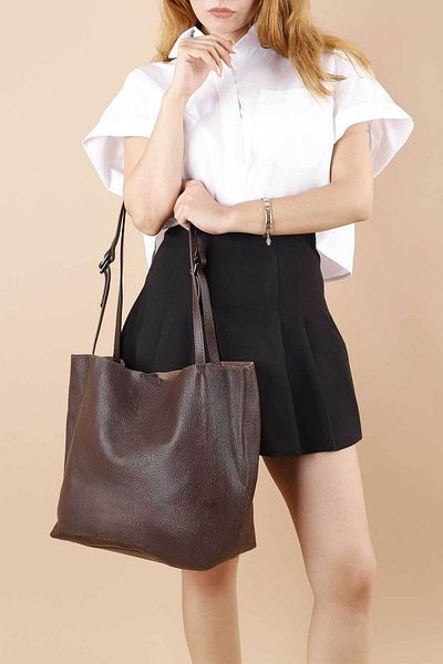 Getcho Golden Women's Genuine Leather Shoulder Bag