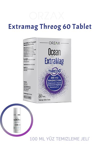 Ocean Extramag Threog 200mg 60 Bisglicinate Magnesium - L Treonat Vitamin C-d-b + (1x100ml Gel)