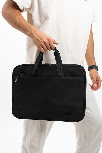 ÇÇS 71423 Model - Black Water Resistant Slim Laptop Bag
