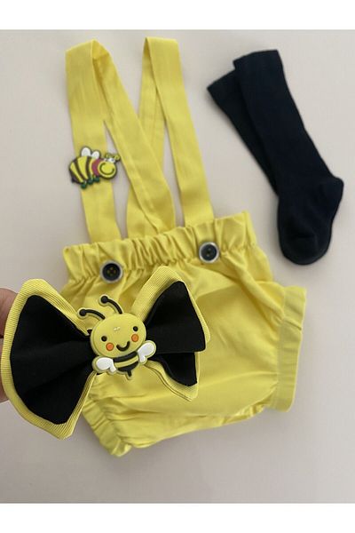 tubibebe Pasta Pasta Pasta Cakesmash - Bee Concept Birthday Costume