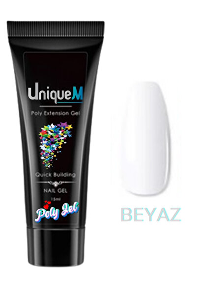 Uniquem Protez Tırnak Polijel Oje Kalıcı Oje 15 ML Poly Gel Nail Art