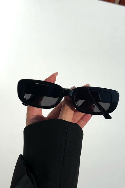roscoe Black Retro Vintage Sunglasses