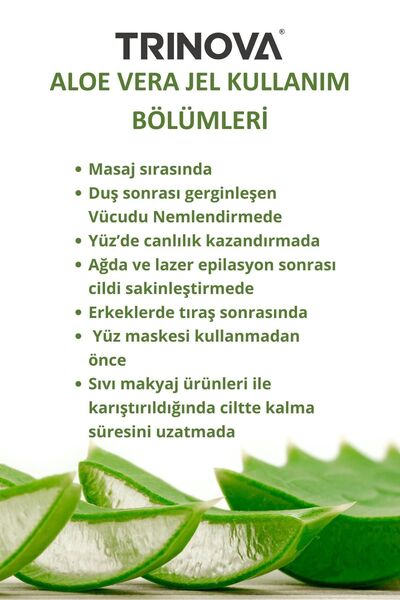 Trinova Aloe Vera Nemlendirici Dinlendirici Jel