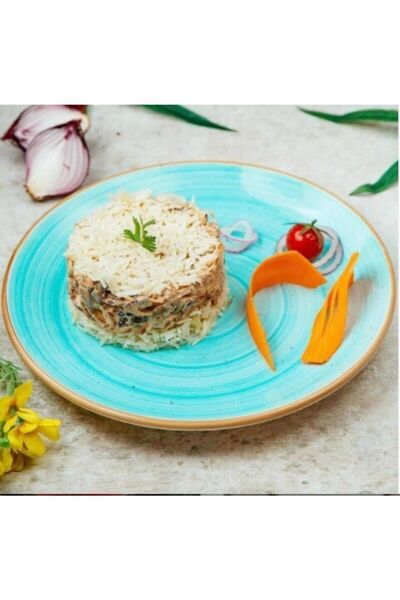 Bonna Porselen Aura 25 Cm Servis Tabak 6'lı