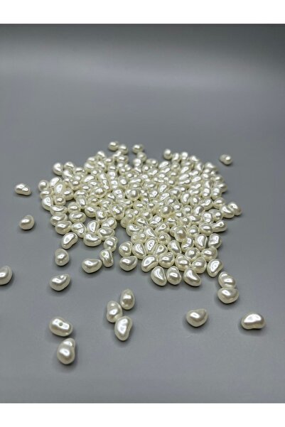 Egem aksesuar كريم لؤلؤي شبه منحرف 100 قطعة (6*9 مم)