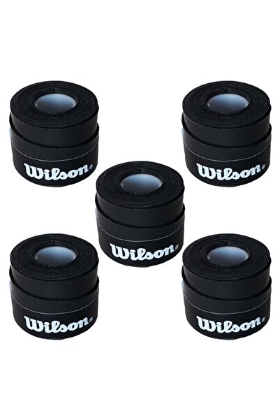 Wilson Comfort Bowl O'grips 5 Adet Grip, Tenis Raketi Gribi Siyah