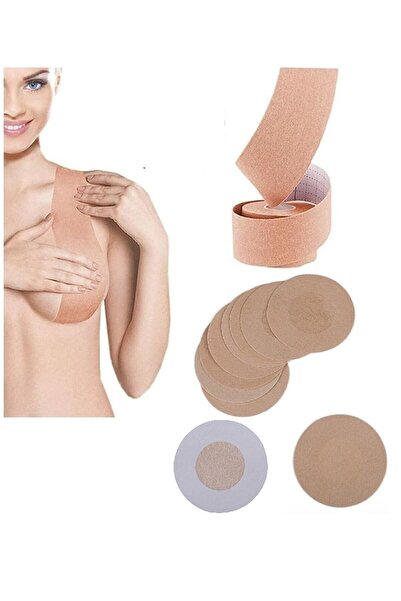 KorseShop 5 Metre Push Up Göğüs Meme Dikleştirici Kaldırıcı Kaldırma Ped Ve 8...