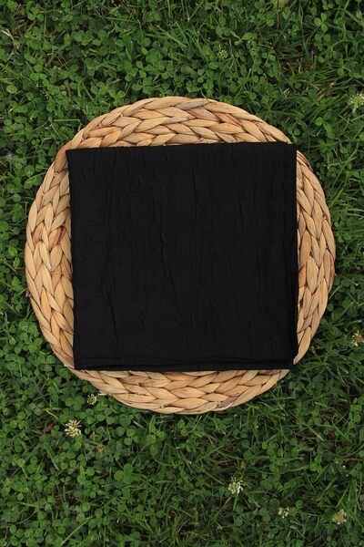 VEGA MODA Eșarfă din bambus cu textura moale - eșarfă hijab de culoare solidă