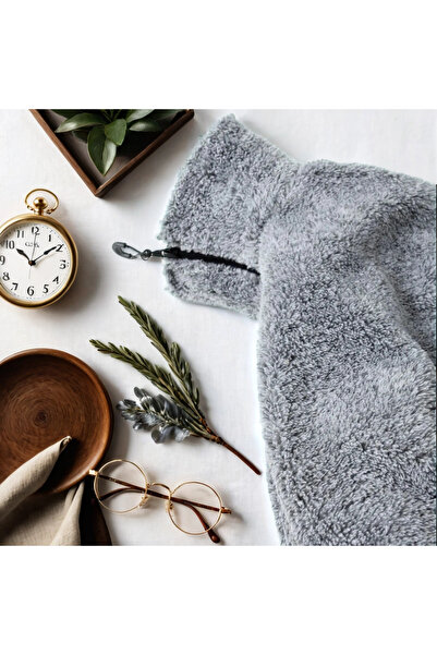 No Plan Мъжки голям плюшен пуловер с цип