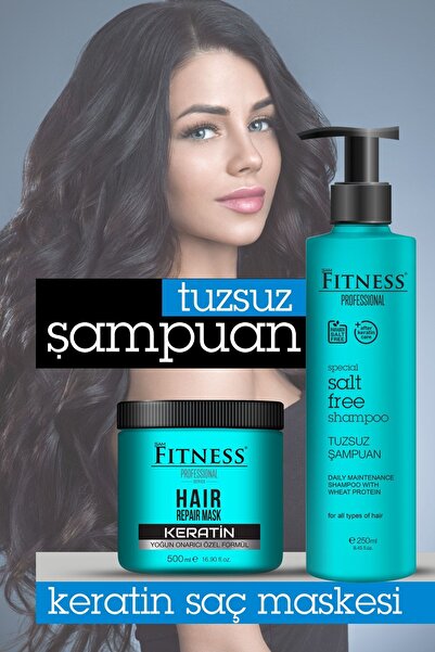 Fitness Professional Tuzsuz Şampuan Parabensiz 250 Ml Brezilya Fönü Sonrası K...