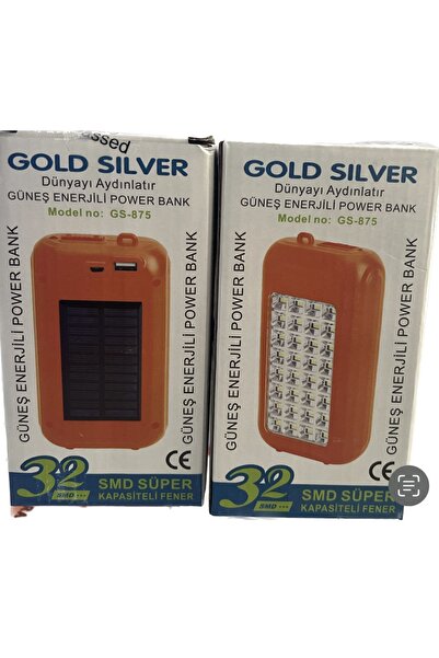 GoldSilver Gold Silver Gs-875 Güneş Enerjili Powerbank Özellikli Işıldak