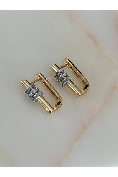 MioArt Serenay (LEYLA) Trend Earrings - Vip Design, Gold