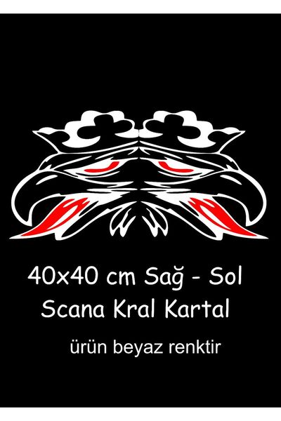 EYBA STİCKER Scania kartal sticker 40x40cm Sağ-Sol traktör kamyon tır case tümosan massey Erkunt