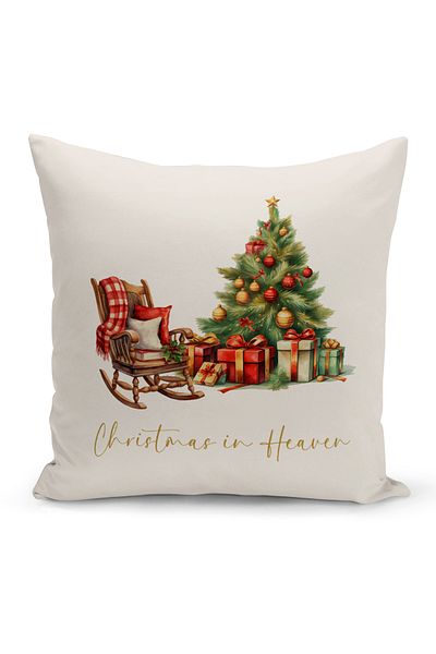 Bertille Home New Year Series Double Sided Digital Printed Throw Pillow Case (Christmas Christmas Cushion Cover)