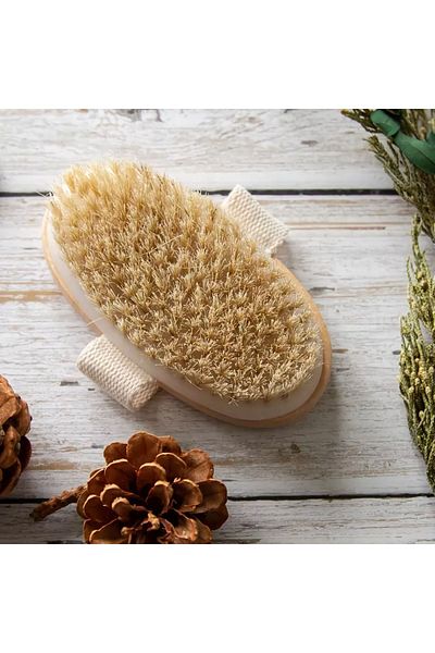 Amentes Anti-Cellulite 100% Natural Horse Hair Cellulite Brush | Horsehair Brush