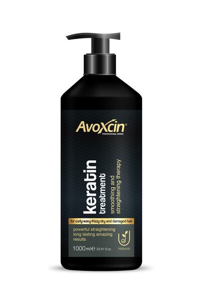 AVOXCIN مجفف الشعر البرازيلي بالكيراتين 1000 مل تركيبة خاصة دائمة للعناية بال...