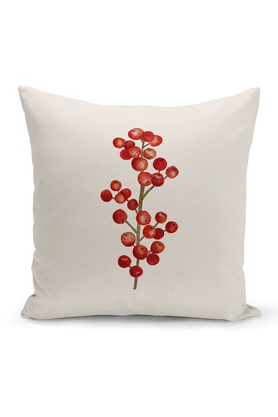Bertille Home New Year Series Double Sided Digital Printed Throw Pillow Case (Christmas Christmas Cushion Cover)