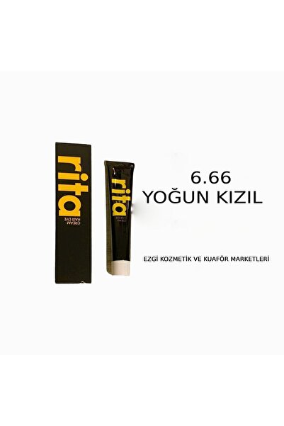 Krem Saç Boyası 6.66 - Yoğun Kızıl Krem Saç Boyası