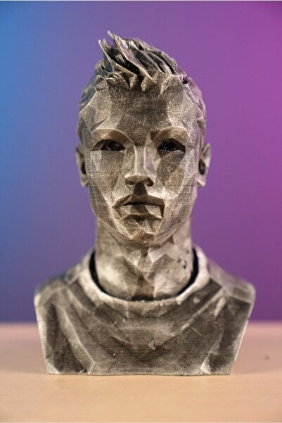 Genel Markalar Cristiano Ronaldo Cr7 Büst Boyalı Figür 14cm