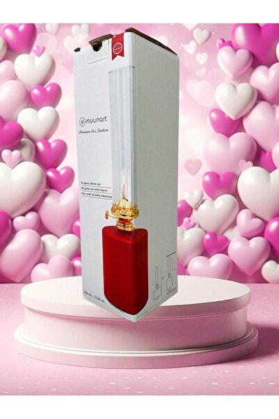 muunart Premium Serisi Gaz Lambası - Mat Turuncu Uzun Model