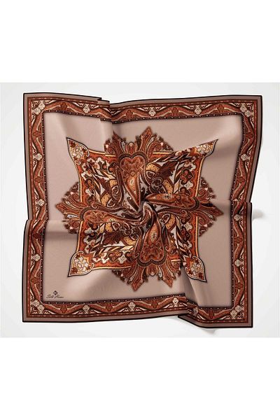 Silk Home Μαλακό βαμβακερό κασκόλ με σχέδιο Rubai