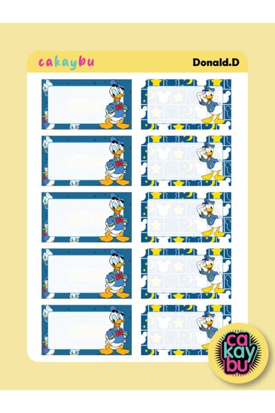 cakaybu 1 foaie de etichete autocolante pentru caiete de dimensiuni A4