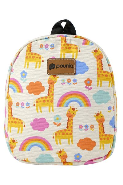 pouniq Cute Giraffes - Children's Backpack - Compatible for Kindergarten and Nursery - Suitable for Ages 0-8