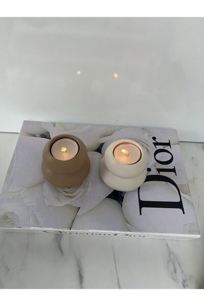Home ELA-HOME tasarım dekoratif 2’li mumluk
