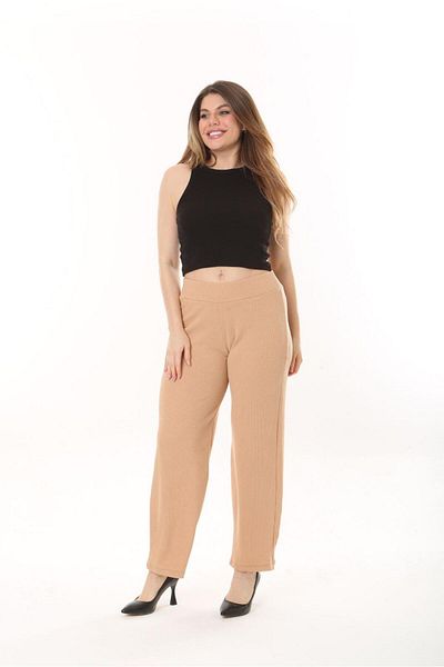 SERRA BÜYÜK BEDEN Burmük Wide Leg Trousers