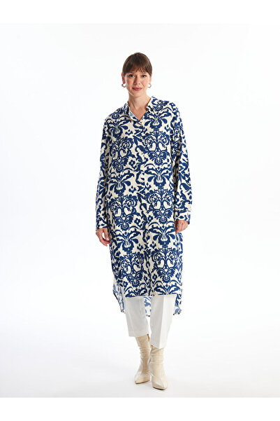 LC Waikiki Γυναικείο πουκάμισο τουνίκ με σχέδιο